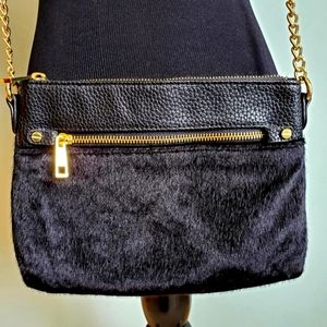 A New Day Faux Fur Shoulder Bag